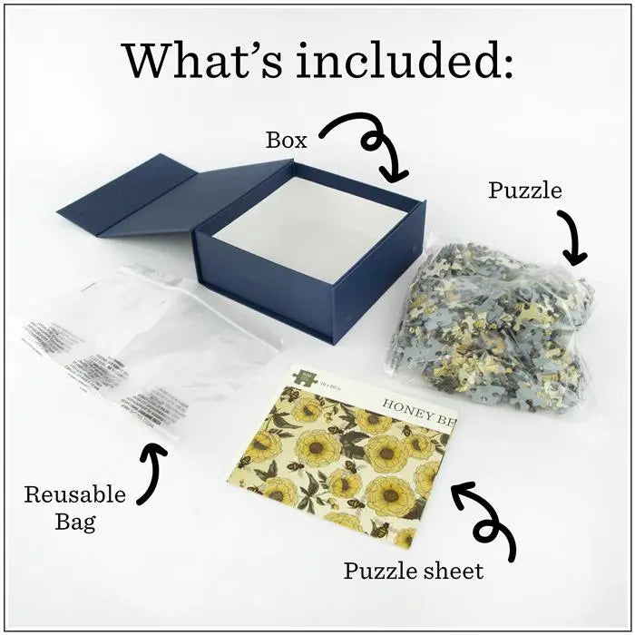 Honey Bee Floral Puzzle - Echo Park