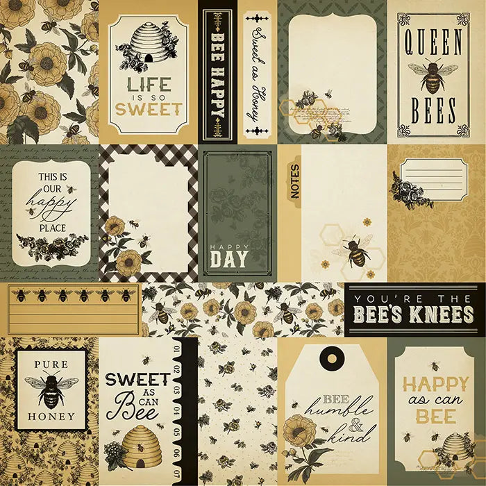 Honey Bee Scrapbook Collection Kit, 12" x 12" - Carta Bella