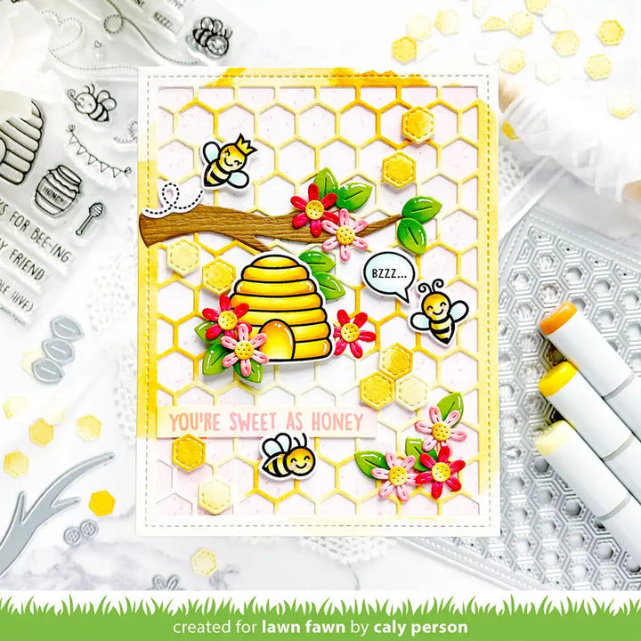 Honeycomb Backdrop Die-Lawn Fawn