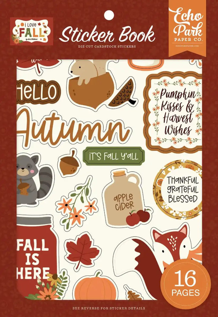 I Love Fall Sticker Book- Echo Park