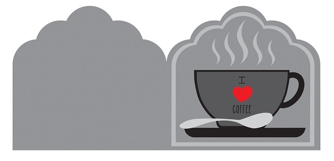 Steamy Love Coffee Enthusiasts SVG Image File Download