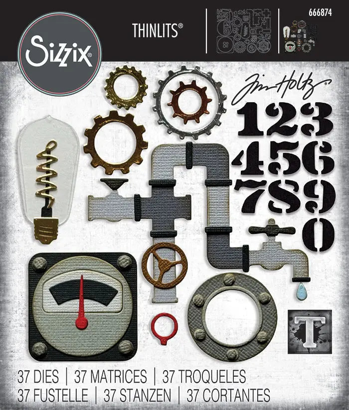 Industrial Thinlits Dies - Back from the Vault - Tim Holtz - Sizzix