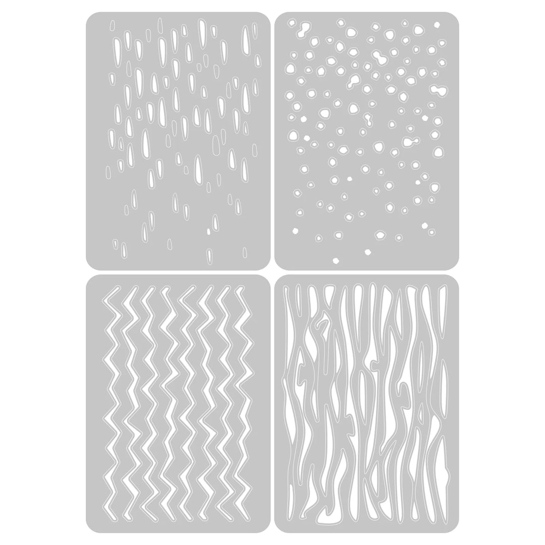 Infinite Doodles #2 Thinlits Die- Pete Hughes-Sizzix