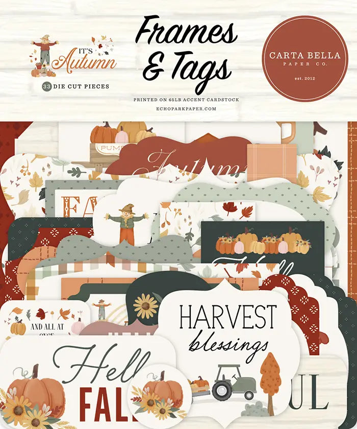 It's Autumn Frames & Tags - Carta Bella