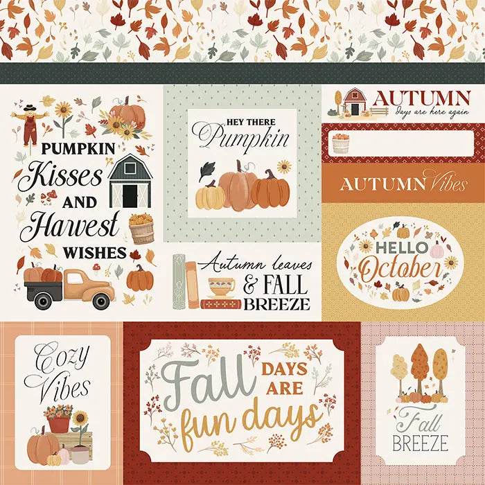 It's Autumn Scrapbook Collection Kit, 12" x 12" - Carta Bella