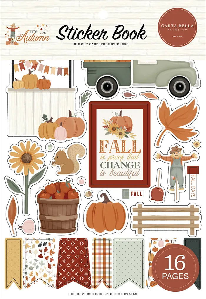 It's Autumn Sticker Book - Carta Bella