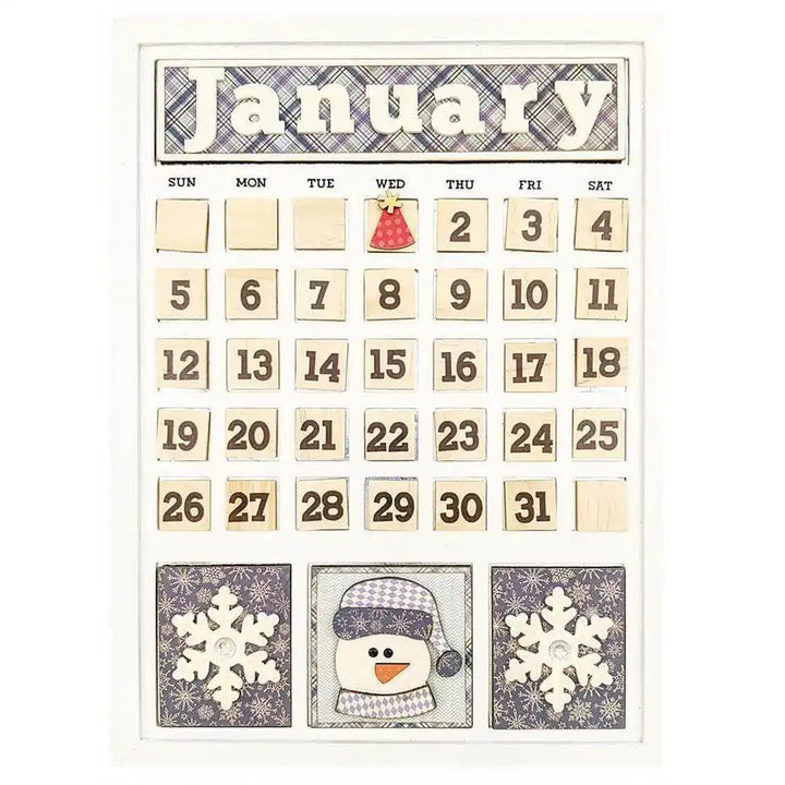 January Magnetic Calendar - Foundations Decor