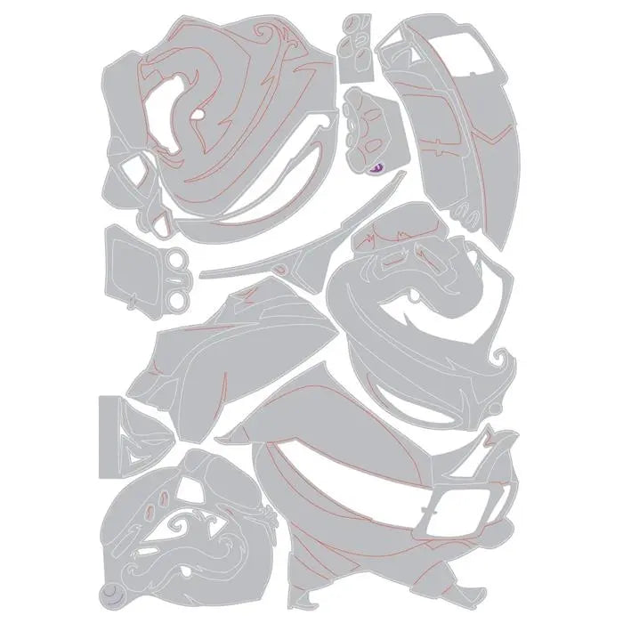 Jolly St. Nick Colorize Thinlits Die Set Die Set 11PK - Back from the Vault - Tim Holtz - Sizzix