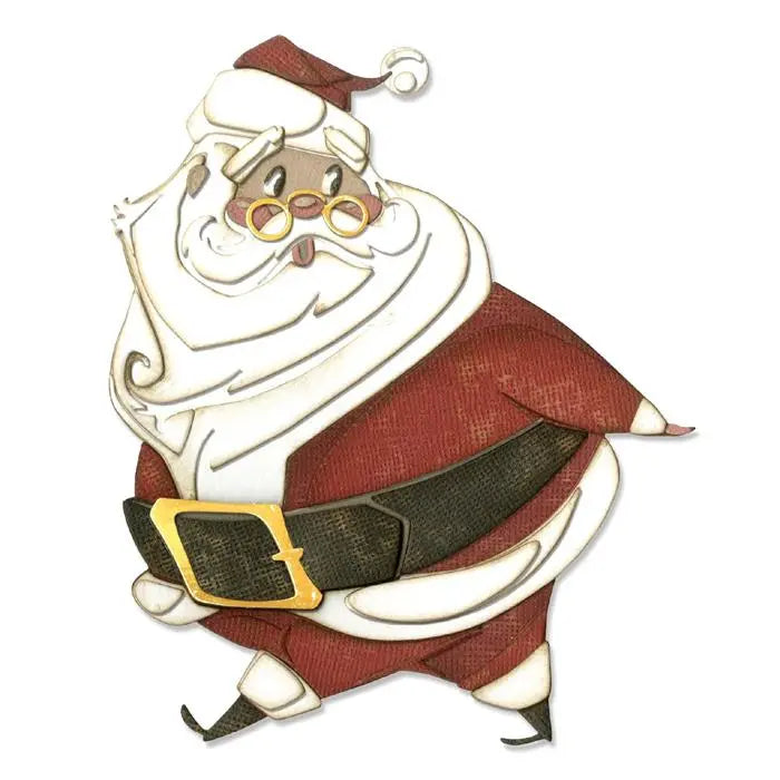 Jolly St. Nick Colorize Thinlits Die Set Die Set 11PK - Back from the Vault - Tim Holtz - Sizzix