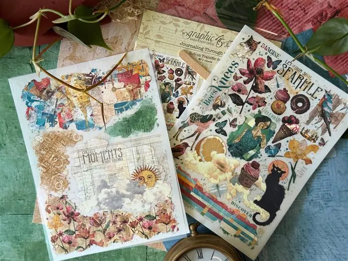 Journaling Through Time Rub-on Transfers - Graphic 45