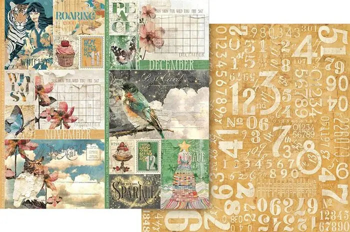 Journaling Through Time Scrapbook Collection Kit,  8" x 8" - Graphic 45