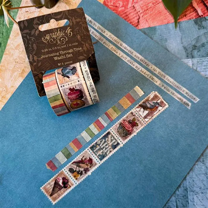 Journaling Through Time Washi Tape Set - Graphic 45