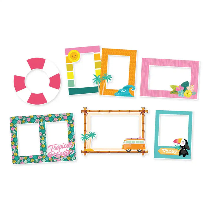 View 2 of Just Beachy Chipboard Frames - Simple Stories