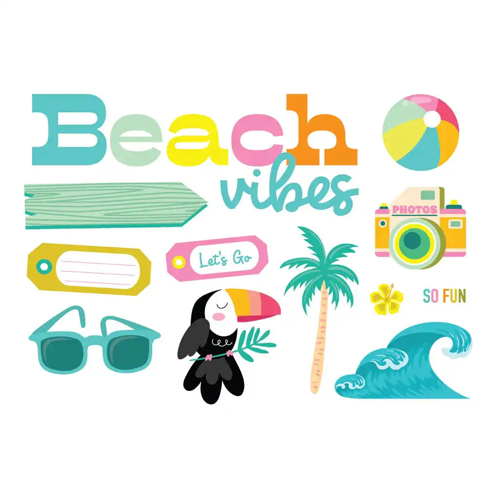Just Beachy Simple Page Pieces - Simple Stories