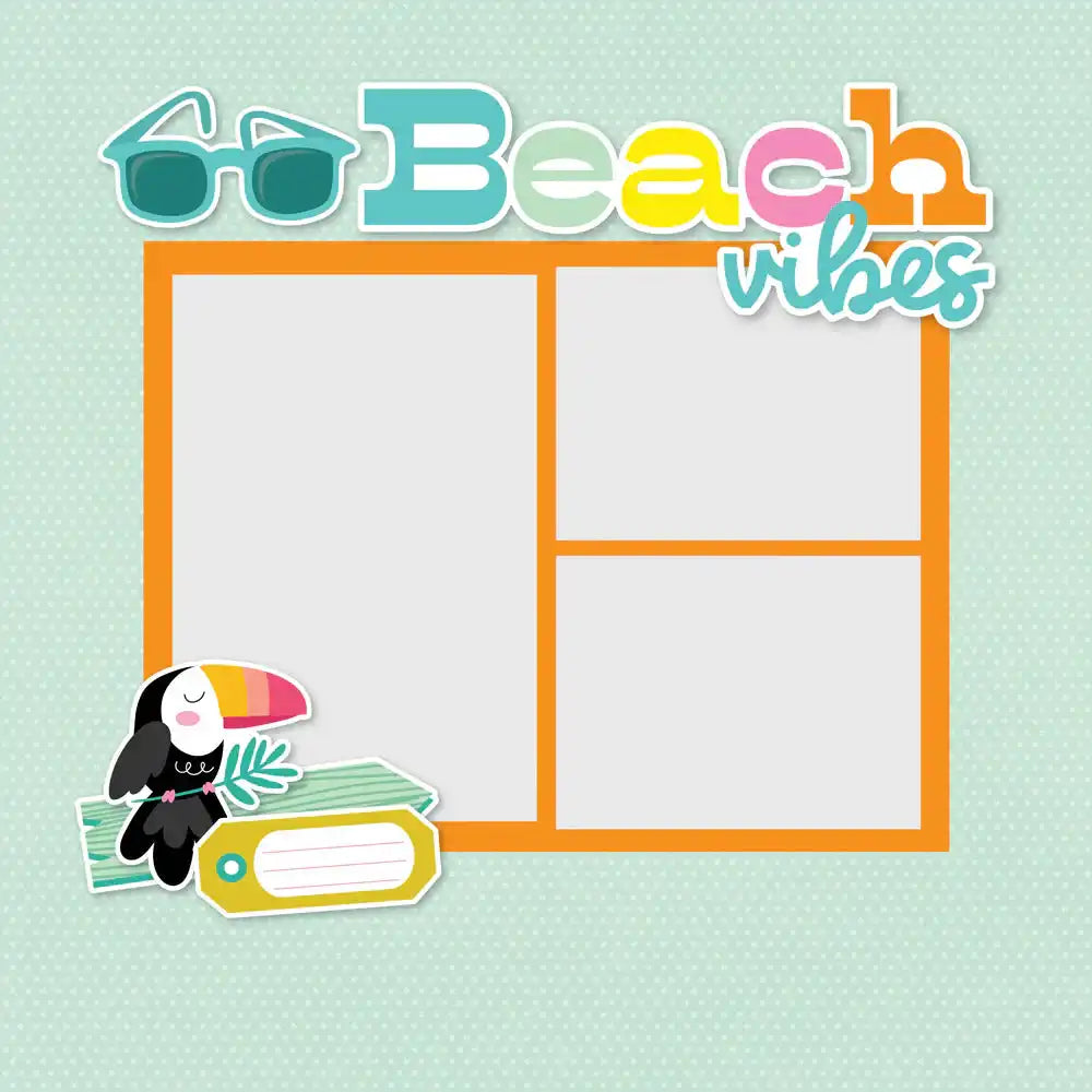 Just Beachy Simple Page Pieces - Simple Stories