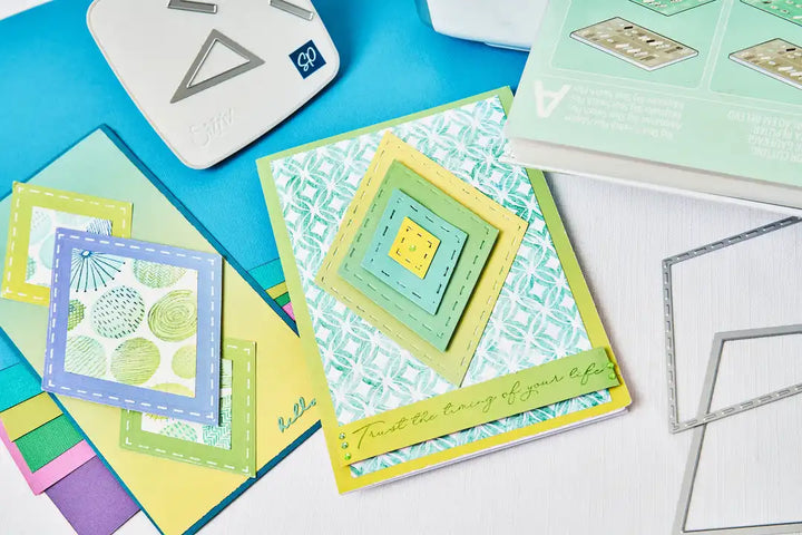 View 2 of Katy Deco Diamonds Framelits Dies from the Fanciful series by Stacey Park - Sizzix