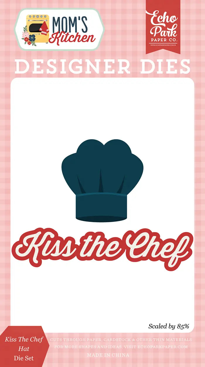 Kiss The Chef Hat Die Set - Mom's Kitchen - Echo Park