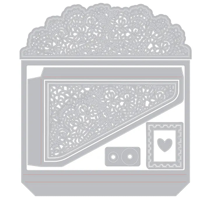 Laced Folio Thinlits Die Set - 49 and Market - Sizzix