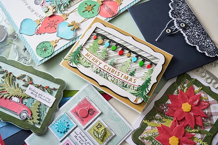 Laced Folio Thinlits Die Set - 49 and Market - Sizzix