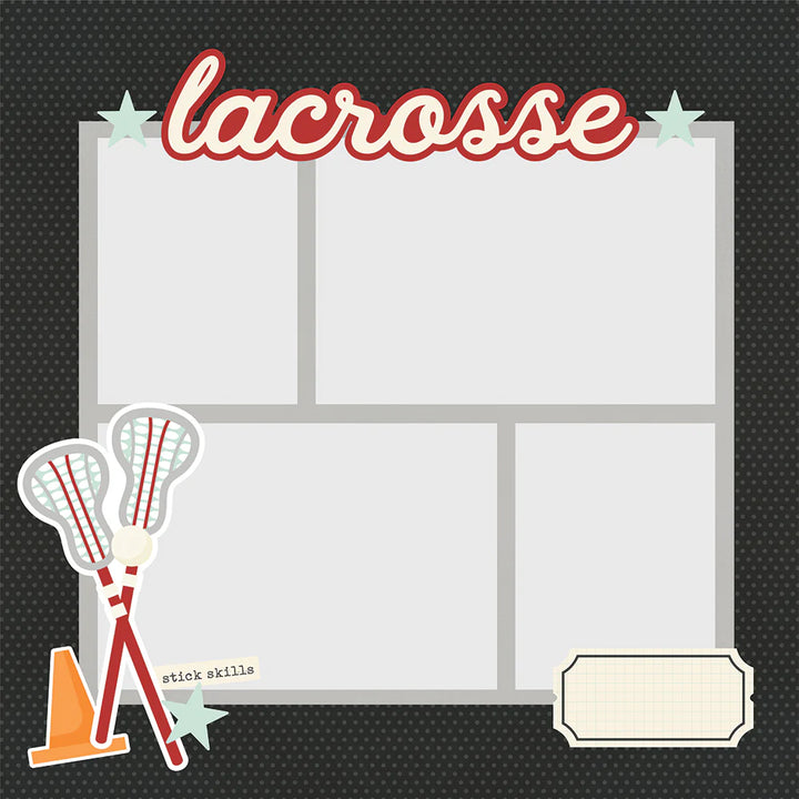 Lacrosse Page Pieces-Simple Page-Simple Stories