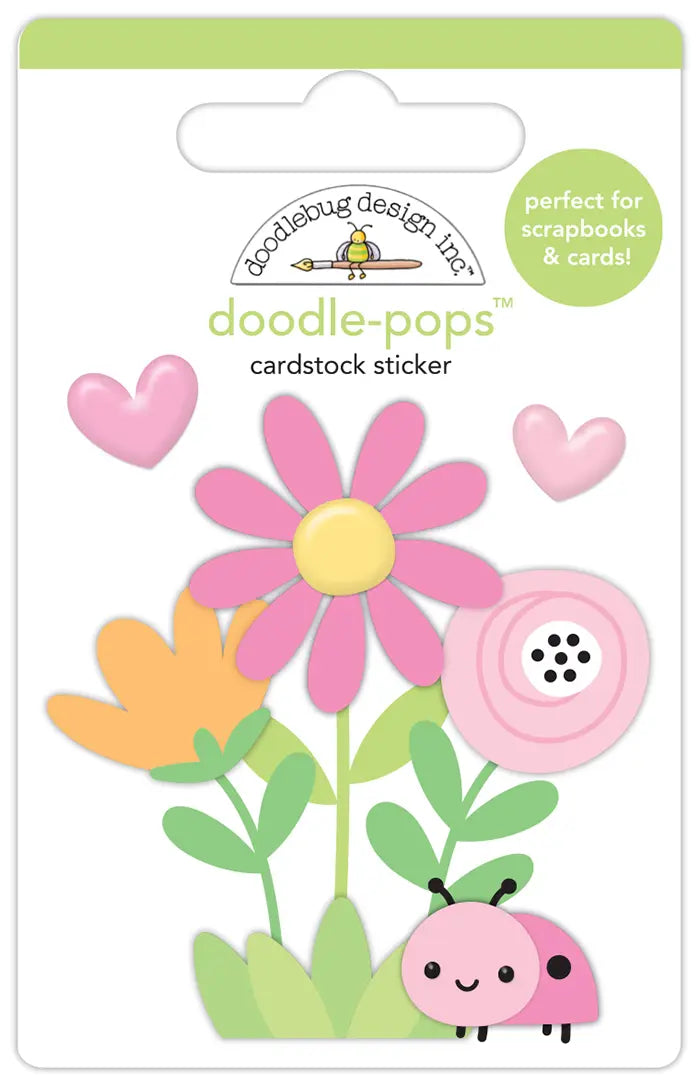 Ladybug Garden Doodle-Pops - Butterfly Kisses - Doodlebug