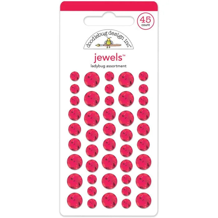 Ladybug Jewels - Monochromatic - Doodlebug