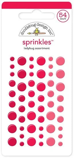 Ladybug Sprinkles - Monochromatic - Doodlebug