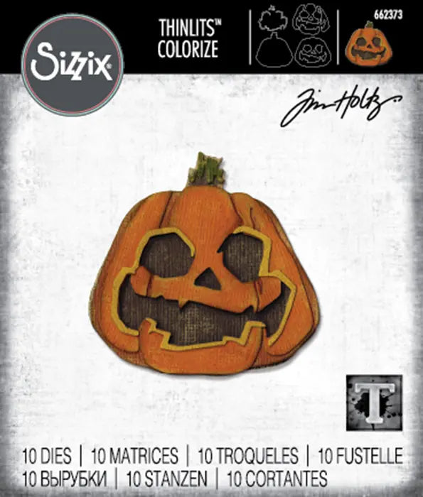 Layered Jack-o-Lantern Thinlits Die Set - Tim Holtz - Sizzix