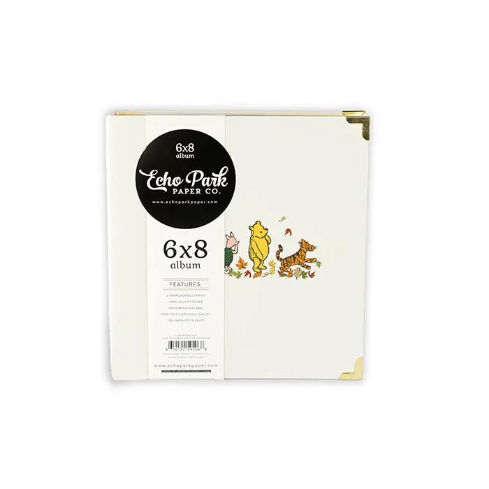 Leaf Piles And Laughter Album, 6" x 8" - Winnie The Pooh Autumn - Echo Park