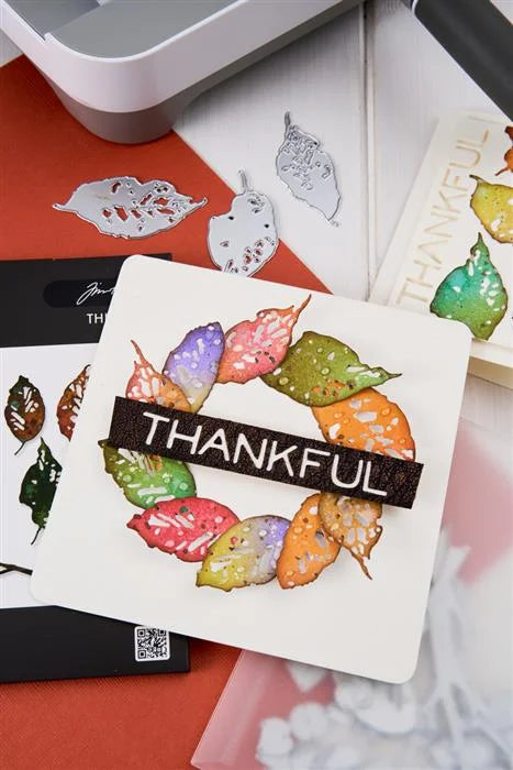 Leaves + Sticks Thinlits Die Set (43 pack) by Tim Holtz (Vault) - Halloween Collection - Sizzix