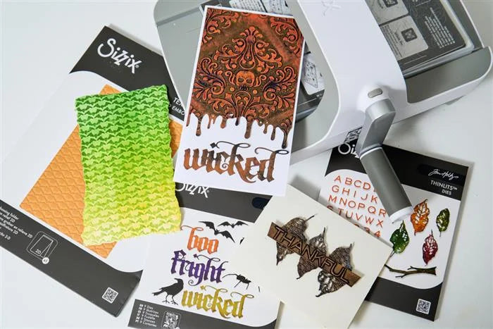 Leaves + Sticks Thinlits Die Set (43 pack) by Tim Holtz (Vault) - Halloween Collection - Sizzix