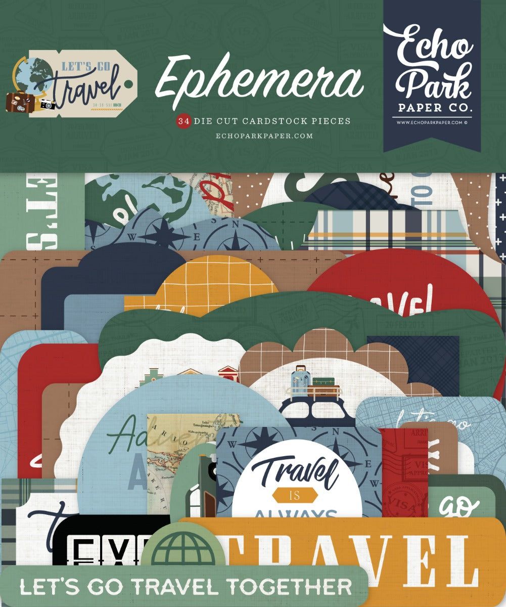 Ephemera - Let's Go Travel Collection - Echo Park