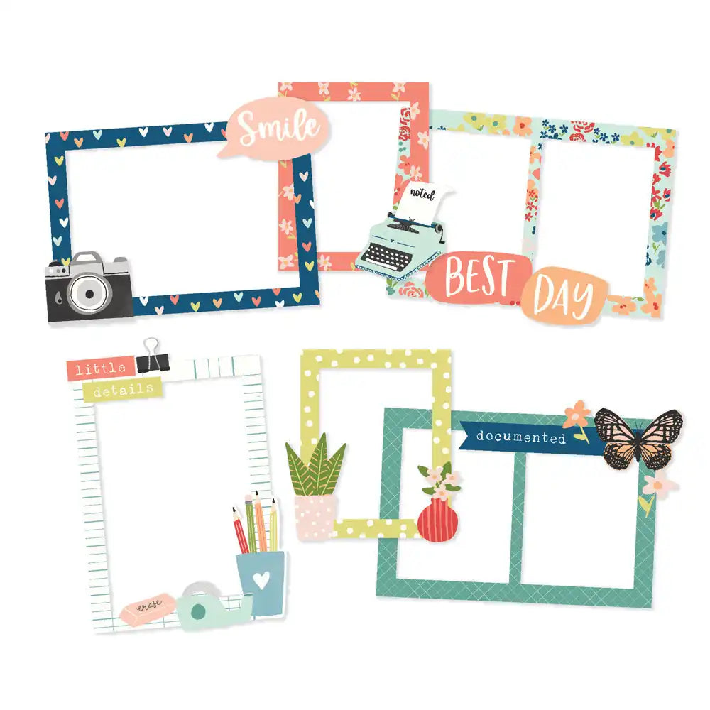 Life Captured Chipboard Frames-Simple Stories