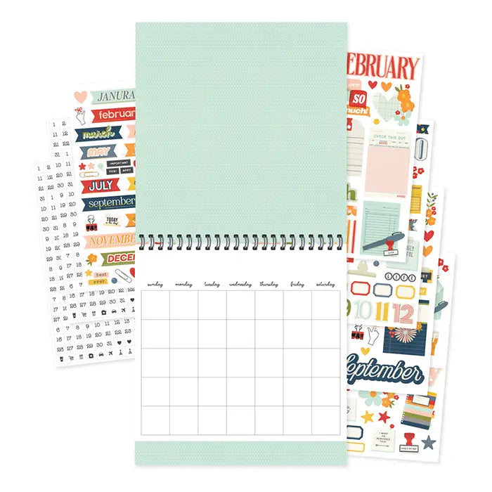 Life In Photos 12 Month Memory Calendar - Simple Stories