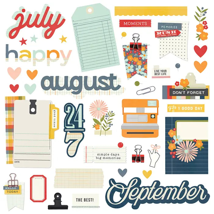 Life In Photos 12 Month Memory Calendar - Simple Stories