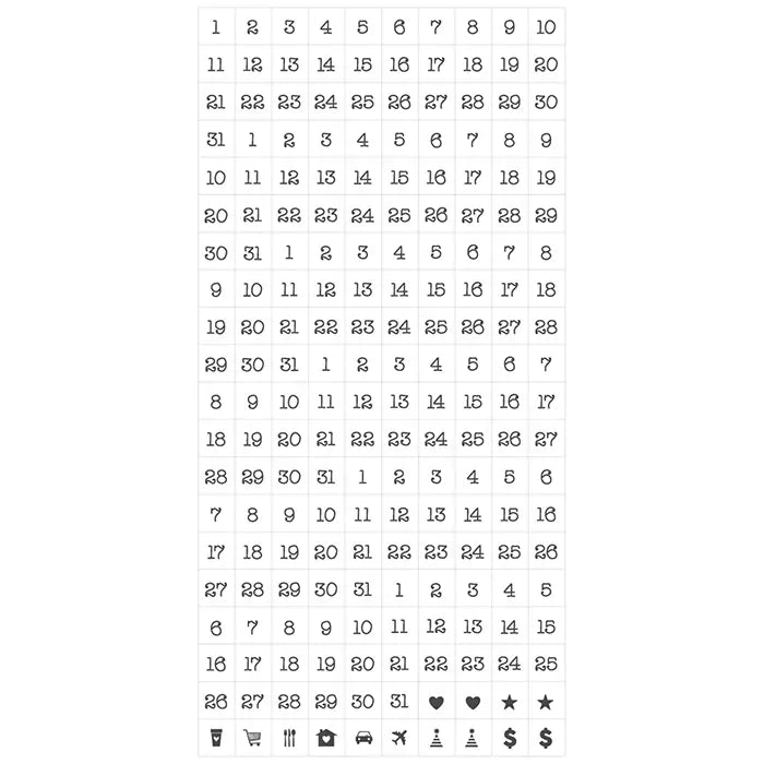 Life In Photos 12 Month Memory Calendar - Simple Stories