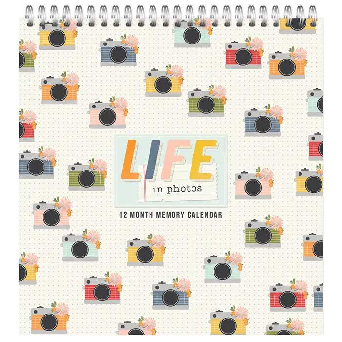 Life In Photos 12 Month Memory Calendar - Simple Stories