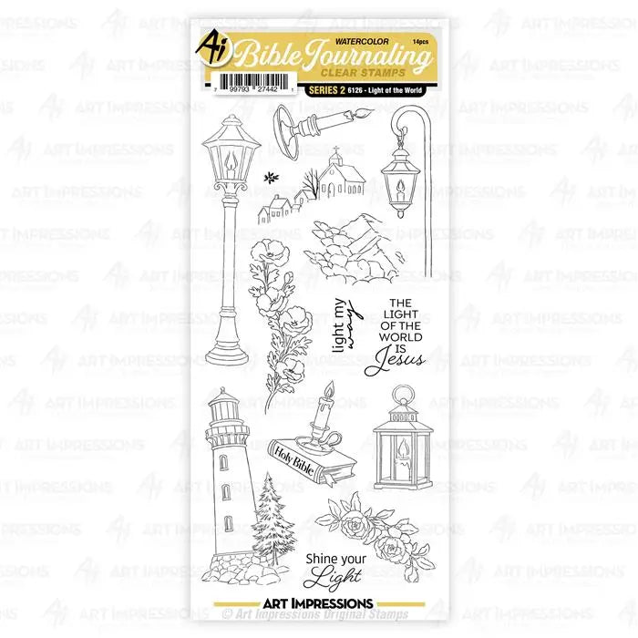 Light of the World Clear Stamp Set - Bible Journaling - Art Impressions