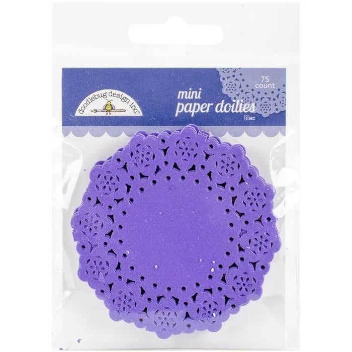 Lilac Mini Doilies - Monochromatic - Doodlebug