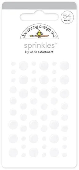 Lily White Sprinkles - Monochromatic - Doodlebug