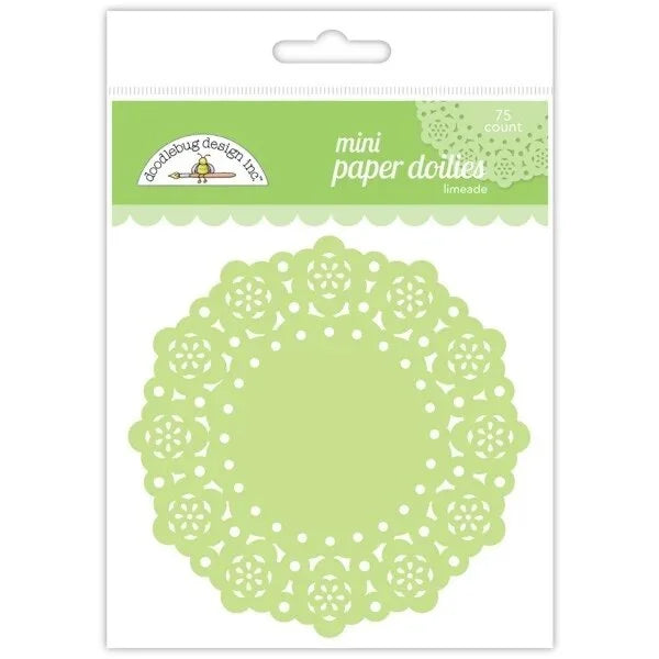 Limeade Mini Doilies - Monochromatic - Doodlebug