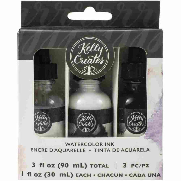 Liquid Watercolor Set (Black)-Kelly Creates