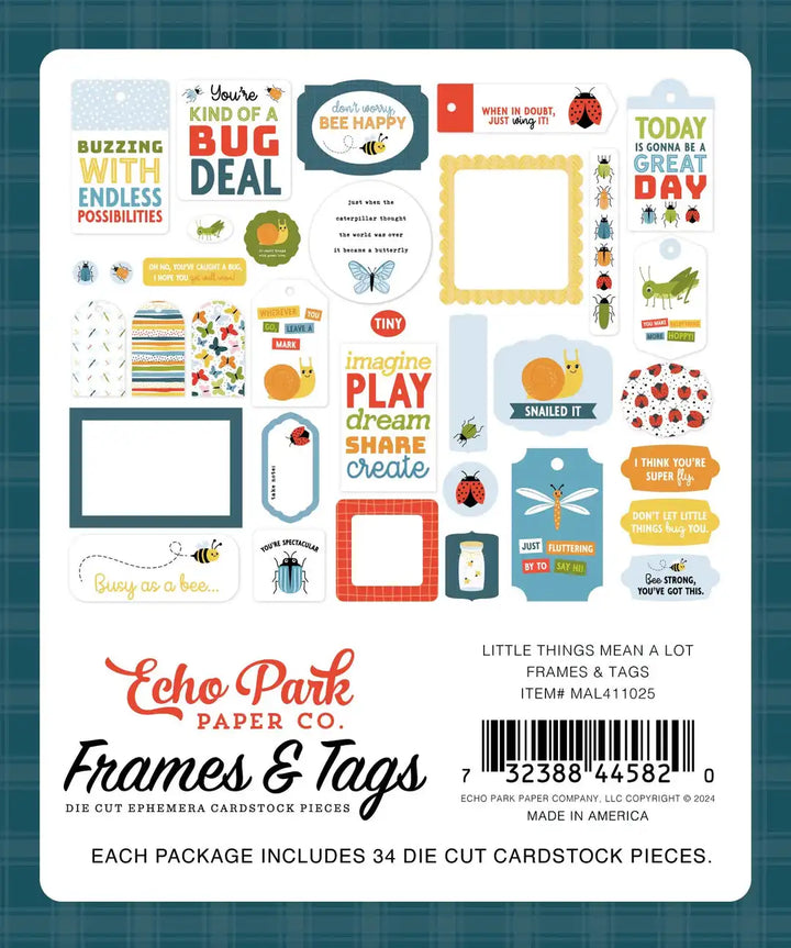 View 3 of Little Things Mean A Lot Frames & Tags - Echo Park