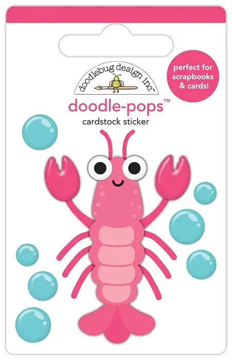 Louie Lobster Doodle-Pops - Summer Fun - Doodlebug