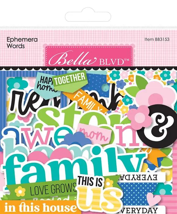Love Grows Here Ephemera Words - Bella Blvd