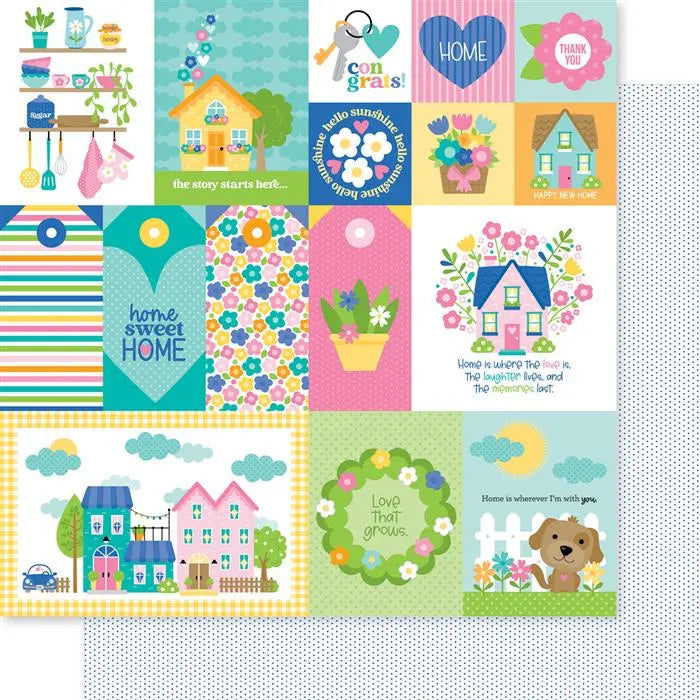 Love Grows Here Scrapbook Collection Kit, 12" x 12" - Bella Blvd