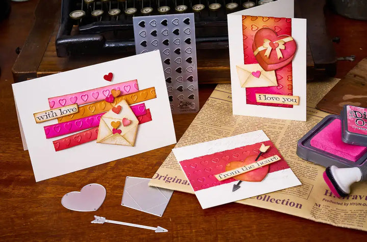 View 3 of Love Notes Thinlits Dies w/ Folder Set - Vault: Sidekick Side-Order - Tim Holtz - Sizzix