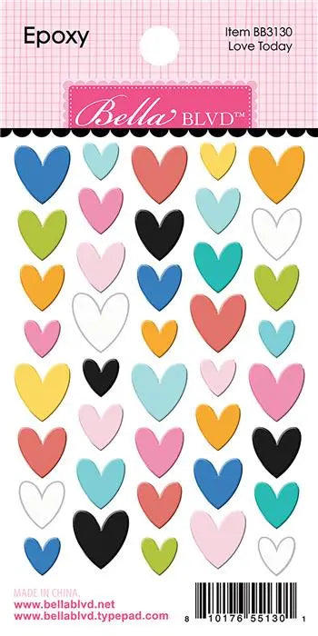 Love Today Epoxy Stickers - Documented - Bella Blvd