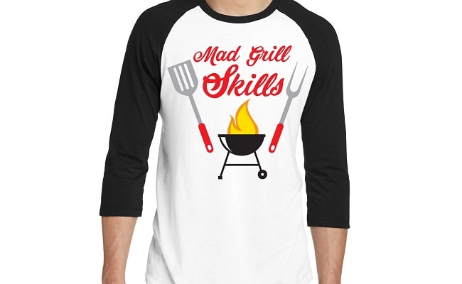 Mad Grill Skills T-shirt SVG Image File Download