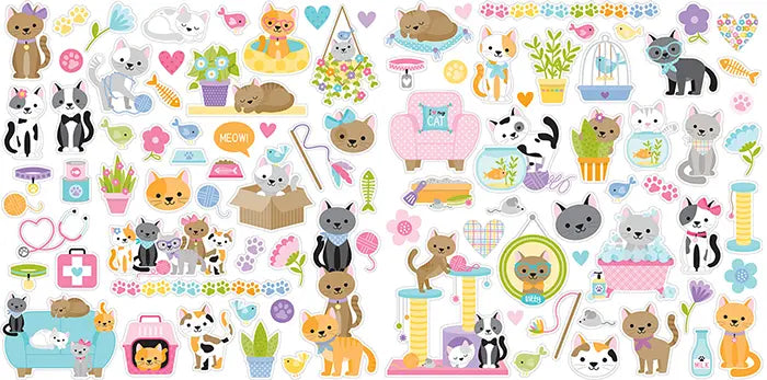 View 2 of Meow Ephemera Icons - Bella Blvd